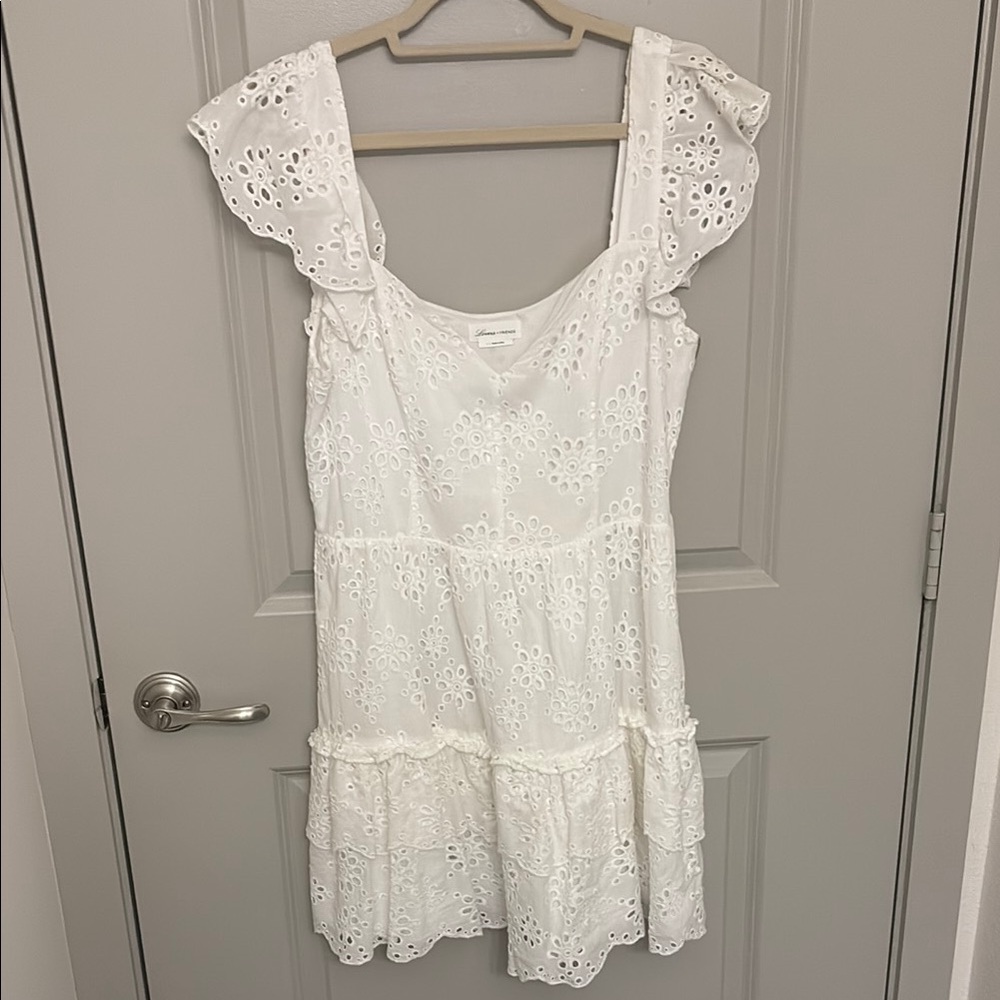 Lovers and Friends White Sorrento Dress size L - Picture 4 of 6